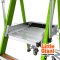 19702 บันไดไฟเบอร์กลาส 2' (1.19 ม.) ไม่มีขาค้ำ SAFETY CAGE 2.0 No.19702 LITTLE GIANT